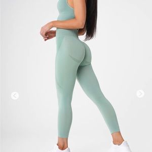 NVGTN Sage Green Contour Seamless Leggings